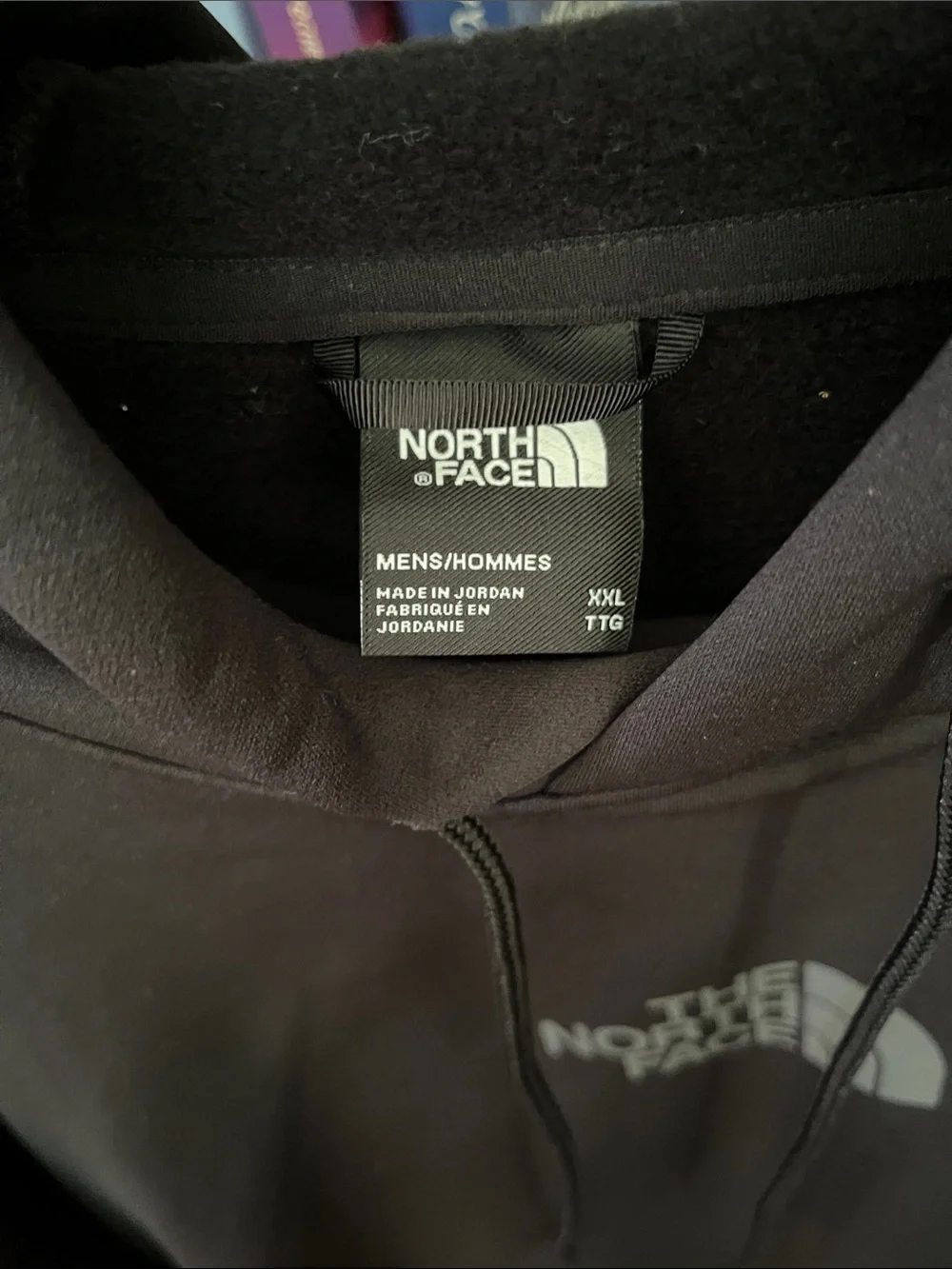 The North Face Men's Black Hoodie with Logo